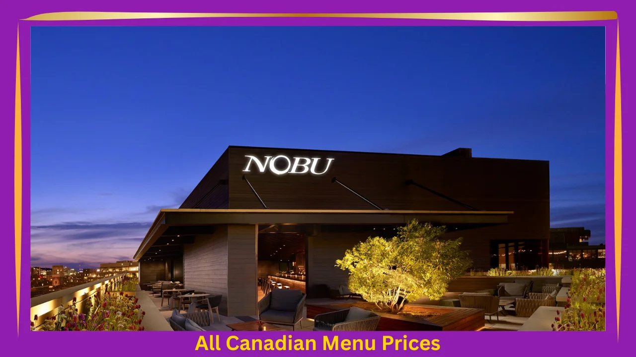 Nobu Menu With Prices In Canada