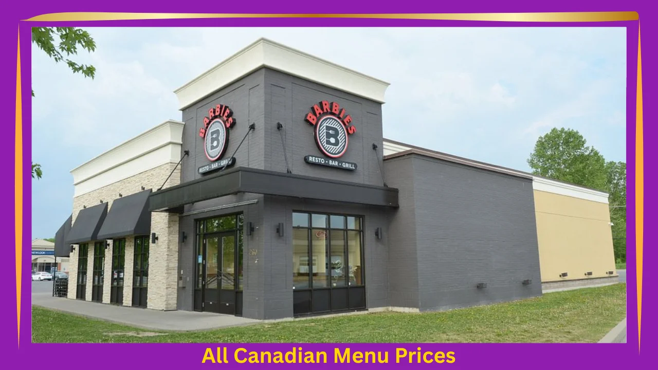 Barbies Menu Prices In Canada 1 Barbies Grill Menu With Prices In Canada