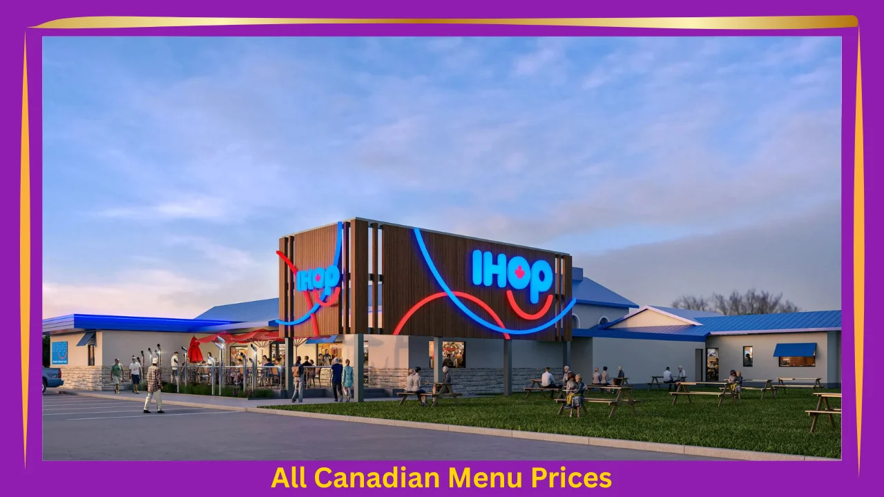 IHOP Menu With Prices In Canada