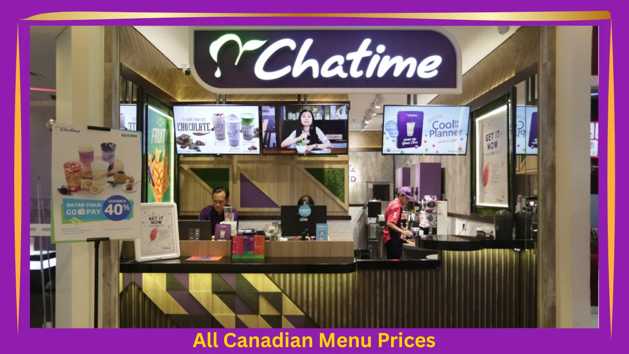 Chatime Menu With Prices In Canada 1 Chatime Menu With Prices In Canada