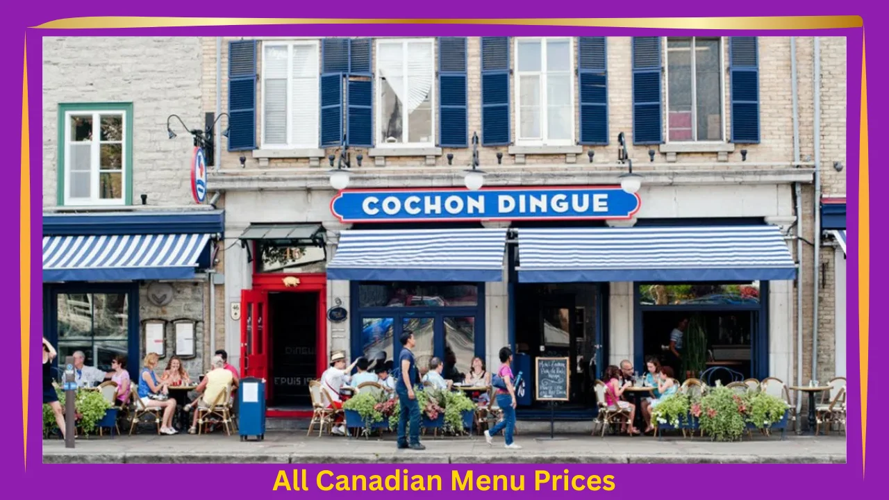 Cochon Dingue Menu Prices In Canada 1 Cochon Dingue Menu With Prices In Canada