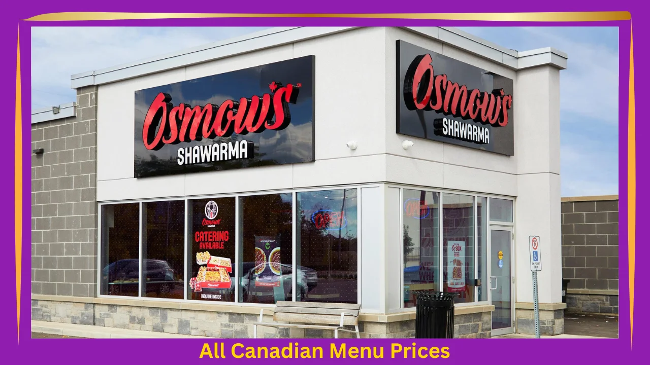Osmow’s Shawarma Menu Prices in Canada 1 Osmow's Menu With Prices In Canada