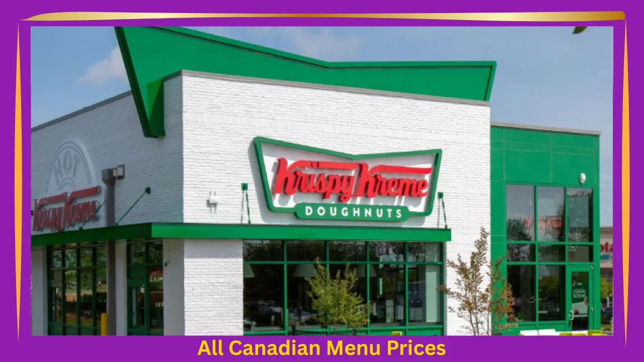 Krispy Kreme Menu Prices In Canada